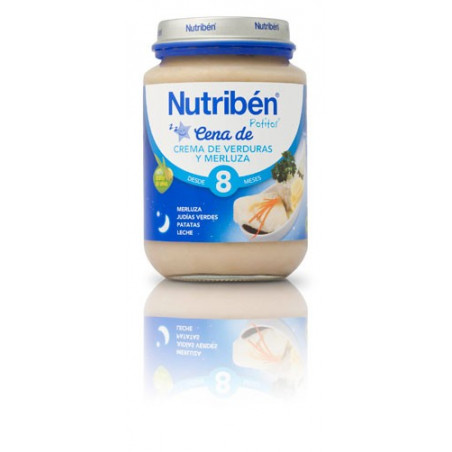 NUTRIBEN CENA CREMA VERDURA CON MERLULA JUNIOR NUTRIBEN CENA CREMA VERDURA CON MERLULA JUNIOR