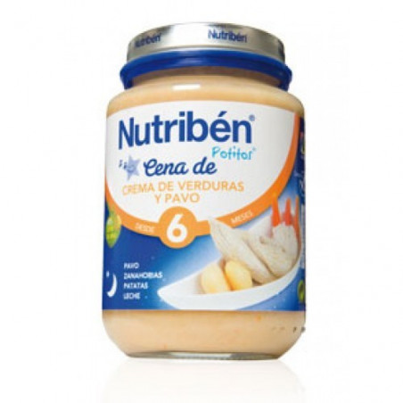 NUTRIBEN CENA CREMA VERDURAS PAVO NUTRIBEN CENA CREMA VERDURAS PAVO