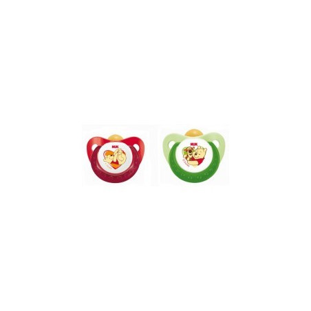 CHUPETE NUK LATEX TALLA 2 WINNIE THE POOH 2 UNIDADES CHUPETE NUK LATEX TALLA 2 WINNIE THE POOH 2 UNIDADES