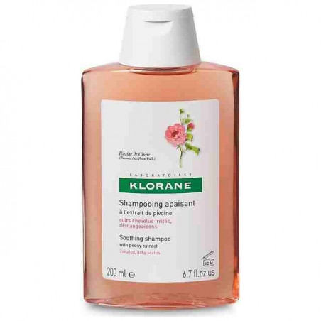 KLORANE CHAMPU CALMANTE AL EXTRACTO PEONIA 400 ML KLORANE CHAMPU CALMANTE AL EXTRACTO PEONIA 400 ML