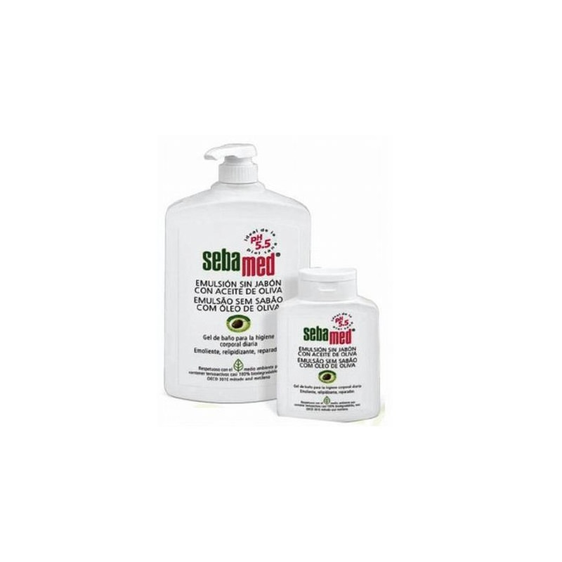 SEBAMED EMULSION SIN JABON CON ACEITE DE OLIVA 200 ML