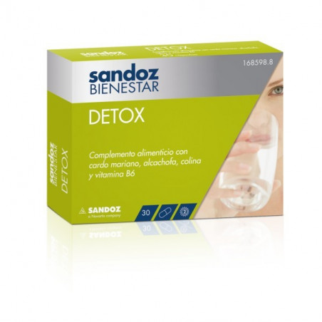 SANDOZ BIENESTAR DETOX 30 CAPSULAS SANDOZ BIENESTAR DETOX 30 CAPSULAS