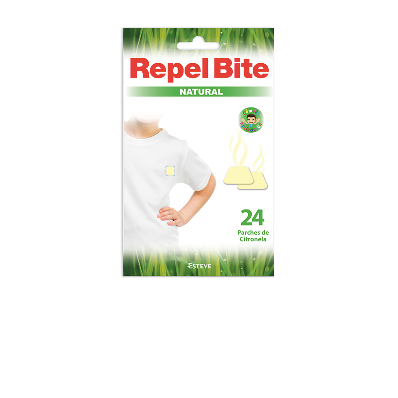 REPEL BITE NATURAL PARCHES 24 UNIDADES