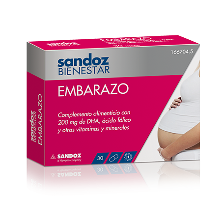 SANDOZ BIENESTAR EMBARAZO 30 CAPSULAS SANDOZ BIENESTAR EMBARAZO 30 CAPSULAS