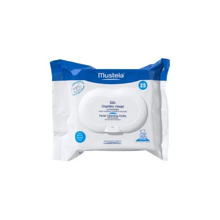 MUSTELA TOALLITAS FACIALES 25U 25 TOALLITAS