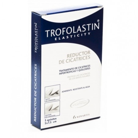 TROFOLASTIN REDUCTOR CICATRICES 5X7,5 5UNIDADES 