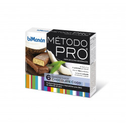 BIMANAN METODO PRO TENTEMPIE BARRITAS CHOCOLATE COCO 6 UNIDADES