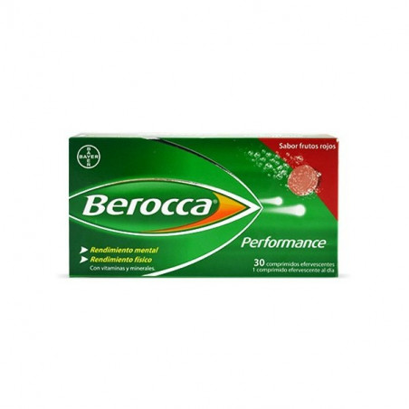 BEROCCA PERFORMANCE SABOR FRUTOS ROJOS 30 COMPRIMIDOS EFERVESCENTES BEROCCA PERFORMANCE SABOR FRUTOS ROJOS 30 COMPRIMIDOS EFERVESCENTES