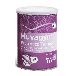 MUVAGYN PROBIOTICO TAMPON SUPER CON APLICADOR 9 UNIDADES