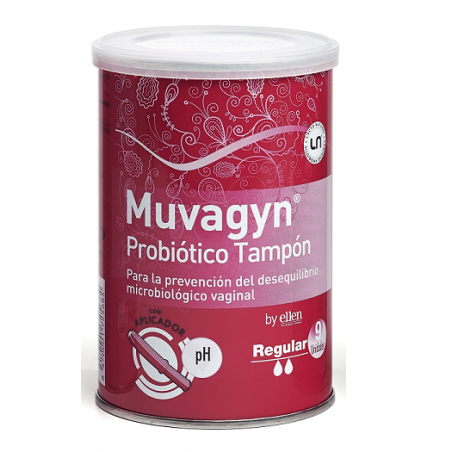Zumbido apretado Producto Comprar Muvagyn Probiotico tampón regular con aplicador | Farmainstant