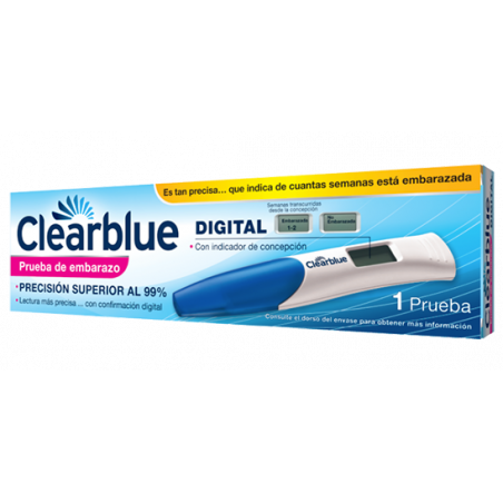 CLEARBLUE DIGIT TEST EMBARAZO PRUEBA DE EMBARAZO CON INDICADOR CLEARBLUE DIGIT TEST EMBARAZO PRUEBA DE EMBARAZO CON INDICADOR