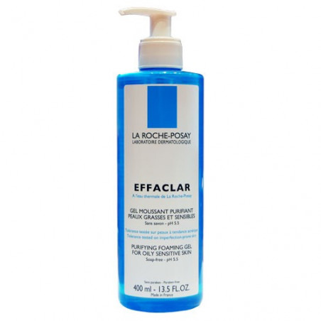 EFFACLAR GEL LIMPIADOR PURIFICANTE 400 ML EFFACLAR GEL LIMPIADOR PURIFICANTE 400 ML