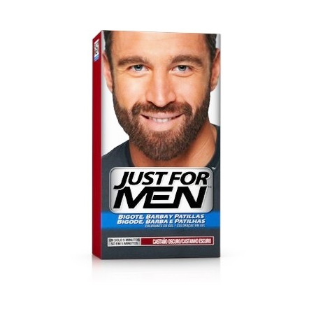 JUST FOR MEN BIGOTE Y BARBA CASTAÑO OSCURO 30 CC CASTAÑO OSCURO JUST FOR MEN BIGOTE Y BARBA CASTAÑO OSCURO 30 CC CASTAÑO OSCURO