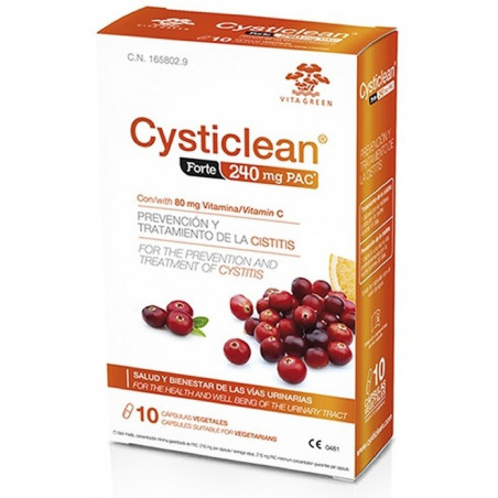 CYSTICLEAN FORTE 10 CAPSULAS