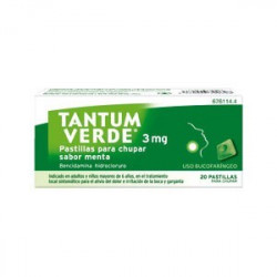 TANTUM VERDE 3 mg PASTILLAS...