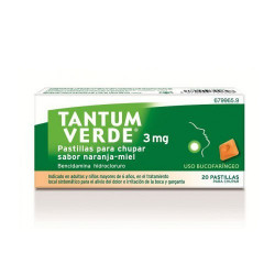 TANTUM VERDE 3 mg PASTILLAS...