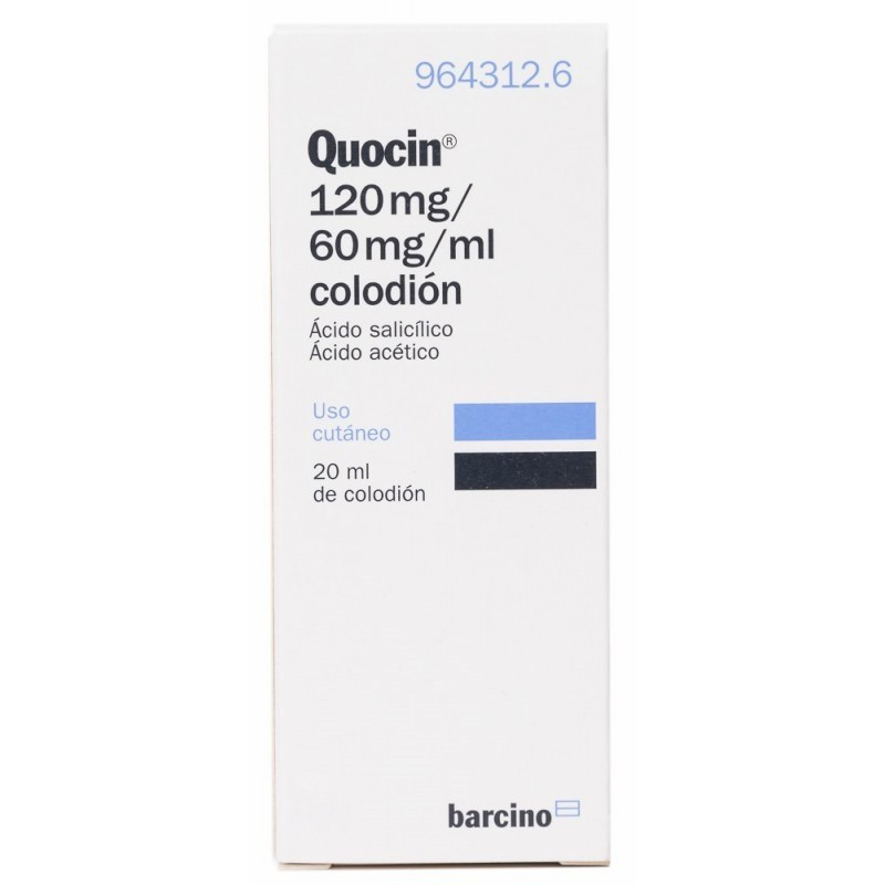 QUOCIN 120 mg/ 60 mg/ ml COLODION