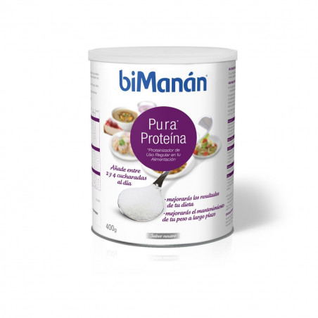 BIMANAN P.U.R.A. PROTEINA SABOR NEUTRO 400 G BIMANAN P.U.R.A. PROTEINA SABOR NEUTRO 400 G