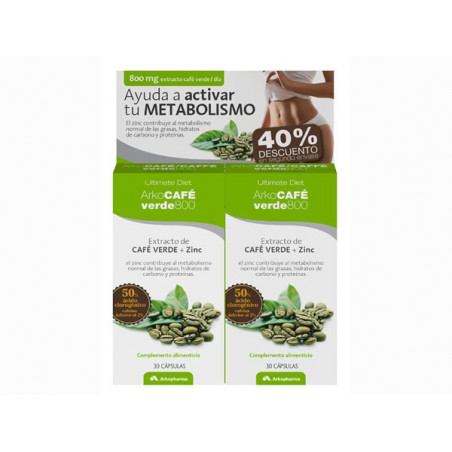 PACK ARKOCAFE VERDE 30 + 30 CAPSULAS PACK ARKOCAFE VERDE 30 + 30 CAPSULAS