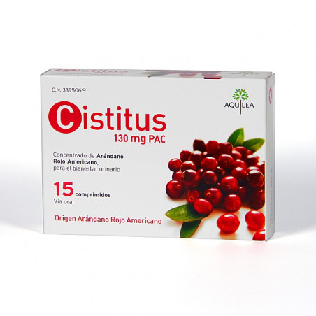 CISTITUS 130 MG 15 COMPRIMIDOS CISTITUS 130 MG 15 COMPRIMIDOS