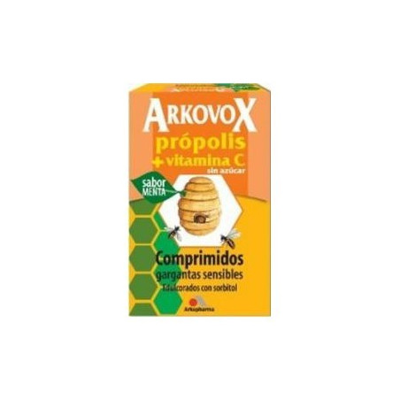 ARKOVOX PROPOLIS + VITAMINA C 20 COMP SABOR MENTA ARKOVOX PROPOLIS + VITAMINA C 20 COMP SABOR MENTA