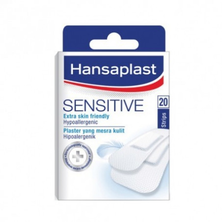 TIRITAS HANSAPLAST SENSITIVE 20 UNIDADES TIRITAS HANSAPLAST SENSITIVE 20 UNIDADES