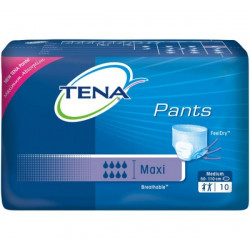 TENA PANTS MAXI MEDIANO 10 UN