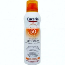 EUCERIN SUN PROTECTION FPS50 TRANSPARENT SPRAY TOQUE SECO