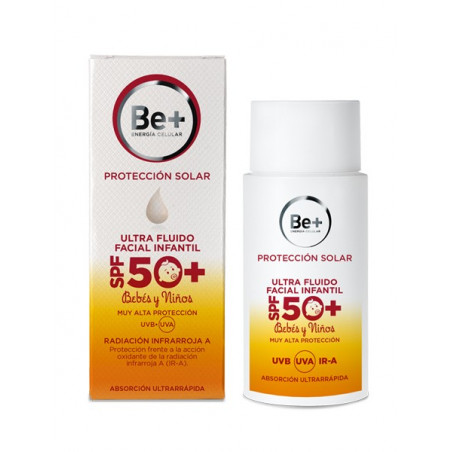 BE+ ULTRA FLUIDO FACIAL INFANTIL PROTECCION SOLAR 50+ BE+ ULTRA FLUIDO FACIAL INFANTIL PROTECCION SOLAR 50+