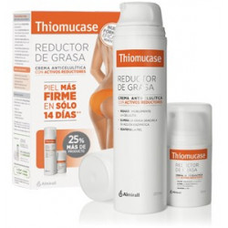 THIOMUCASE KIT REDUCTOR DE GRASA ANTICELULITICO 200ML + 50ML GRATIS