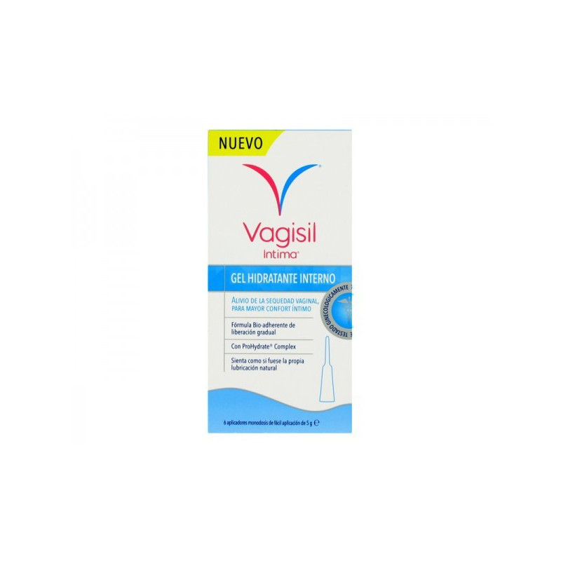 VAGISIL INTIMA GEL HIDRATANTE INTERNO 6 APLICADORES