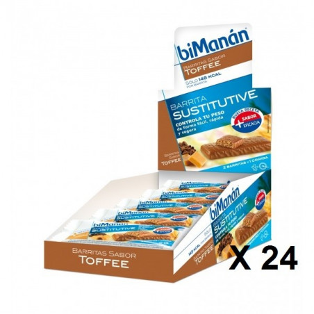 BIMANAN SUSTITUTIVE TOFFEE 24 BARRITAS BIMANAN SUSTITUTIVE TOFFEE 24 BARRITAS