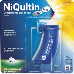 NIQUITIN 4 mg COMPRIMIDOS PARA CHUPAR SABOR MENTA