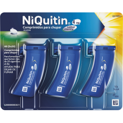 NIQUITIN 4 mg COMPRIMIDOS PARA CHUPAR SABOR MENTA