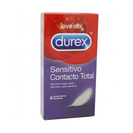 DUREX SENSITIVO CONTACTO TOTAL 6U DUREX SENSITIVO CONTACTO TOTAL 6U