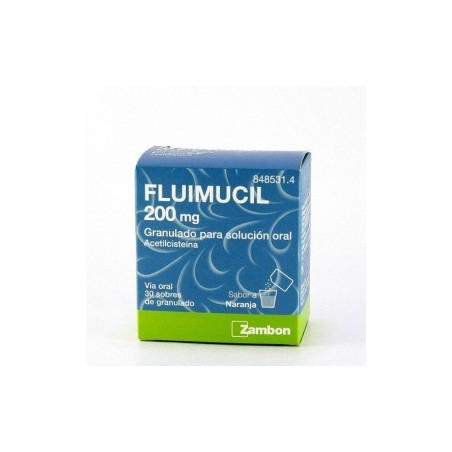 FLUMIL 200 mg GRANULADO PARA SOLUCION ORAL