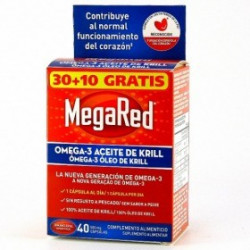 MEGARED OMEGA 3 30 CAPSULAS + 10 GRATIS 