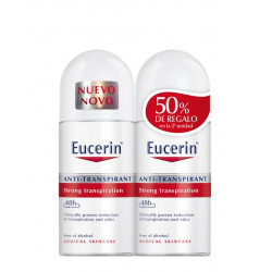 DUPLO EUCERIN DESODORANTE ANTITRANSPIRANTE ROLL-ON 48 HORAS