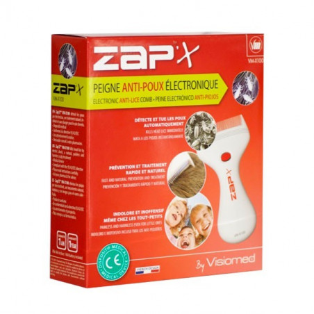 PEINE ELECTRÓNICO ANTI-PIOJOS ZAP X PEINE ELECTRÓNICO ANTI-PIOJOS ZAP X
