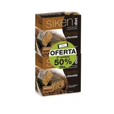 SIKEN DIET PACK OFERTA BARRITA CHOCOLATE 10 UNIDADES SIKEN DIET PACK OFERTA BARRITA CHOCOLATE 10 UNIDADES