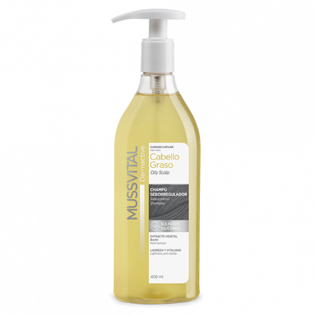 MUSSVITAL DERMACTIVE CHAMPÚ CABELLO GRASO 400ML MUSSVITAL DERMACTIVE CHAMPÚ CABELLO GRASO 400ML