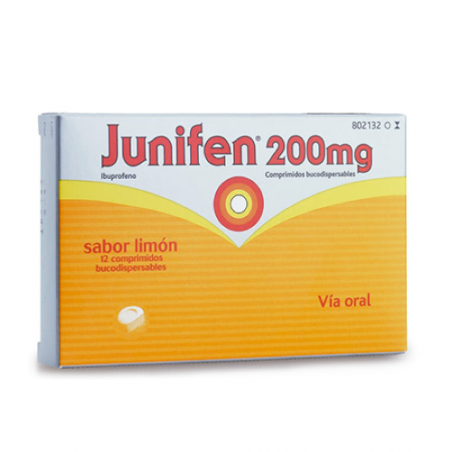 JUNIFEN 200 MG 12 COMPRIMIDOS BUCODISPERSASBLES JUNIFEN 200 MG 12 COMPRIMIDOS BUCODISPERSASBLES