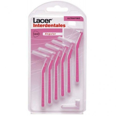 CEPILLO LACER INTERDENTAL ULTRAFINO ANGULAR 6 UNIDADES