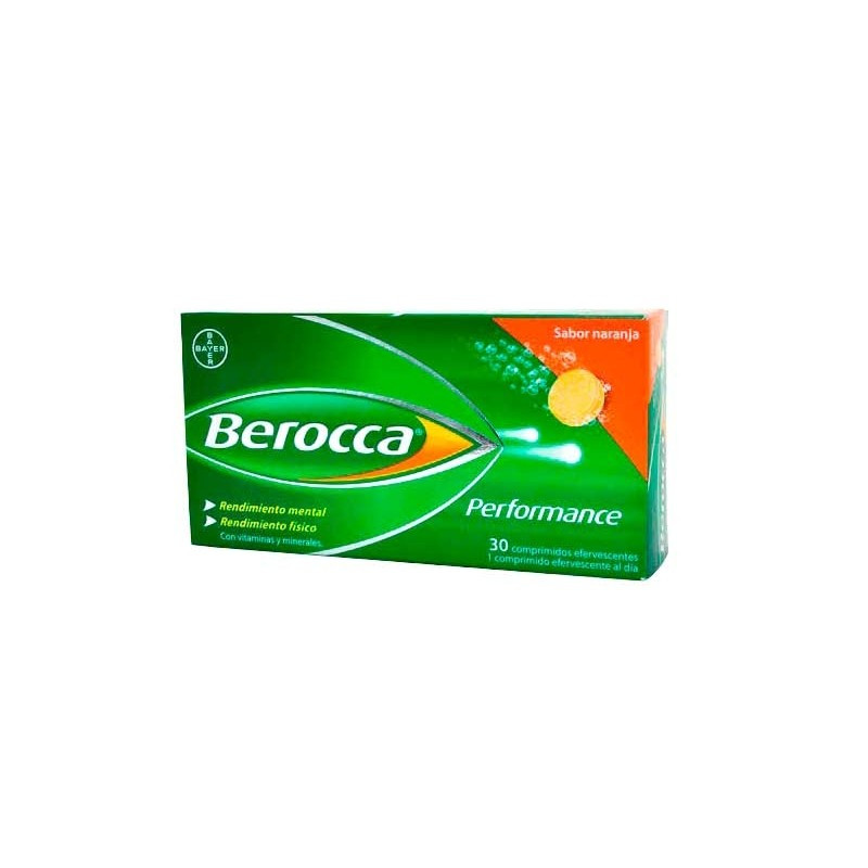 BEROCCA PERFORMANCE SABOR NARANJA 30 COMPRIMIDOS EFERVESCENTES