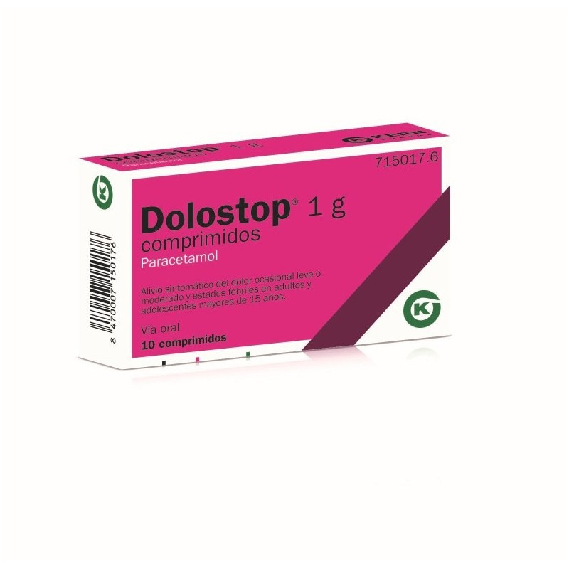 DOLOSTOP 1 G COMPRIMIDOS