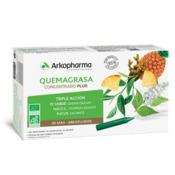 ARKOFLUIDO QUEMAGRASA CONCENTRADO PLUS 20 AMPOLLAS