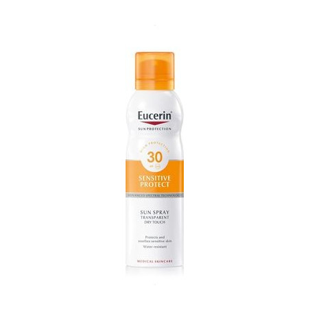 EUCERIN SUN PROTECTION FPS30 TRANSPARENT SPRAY TOQUE SECO EUCERIN SUN PROTECTION FPS30 TRANSPARENT SPRAY TOQUE SECO