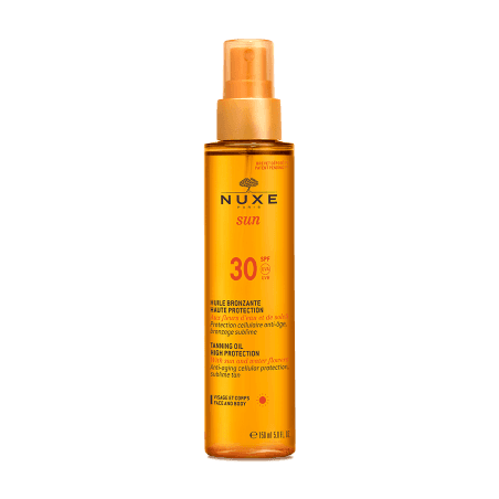 NUXE SUN ACEITE BRONCEADOR PARA ROSTRO Y CUERPO SPF30 150ML NUXE SUN ACEITE BRONCEADOR PARA ROSTRO Y CUERPO SPF30 150ML