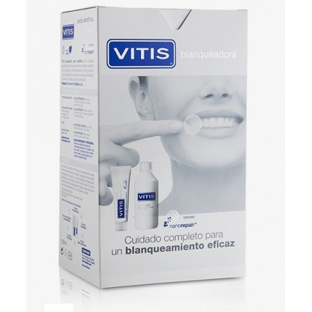 PACK VITIS BLANQUEADOR COLUTORIO 500ML + PASTA DENTAL 100ML