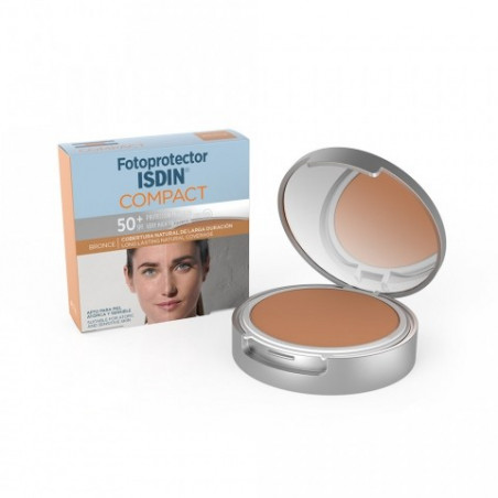 FOTOPROTECTOR ISDIN COMPACTO OIL FREE 50+ COLOR BRONCE